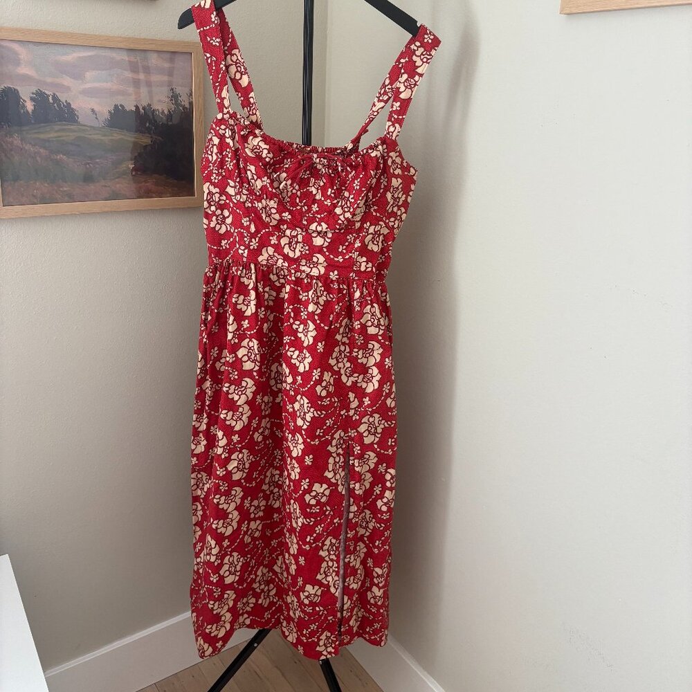 free people laters baby corset midi dress